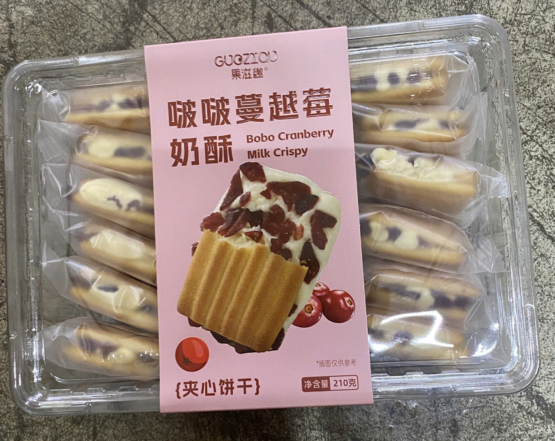 Bánh Quy kẹp trái cây Trung Quốc 300g